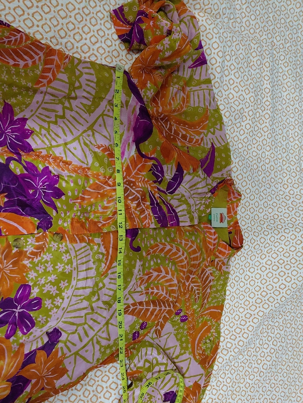 FARM Rio Floral Maxi Dress in Pink, Orange & Purple #(C3) - Picture 11 of 13